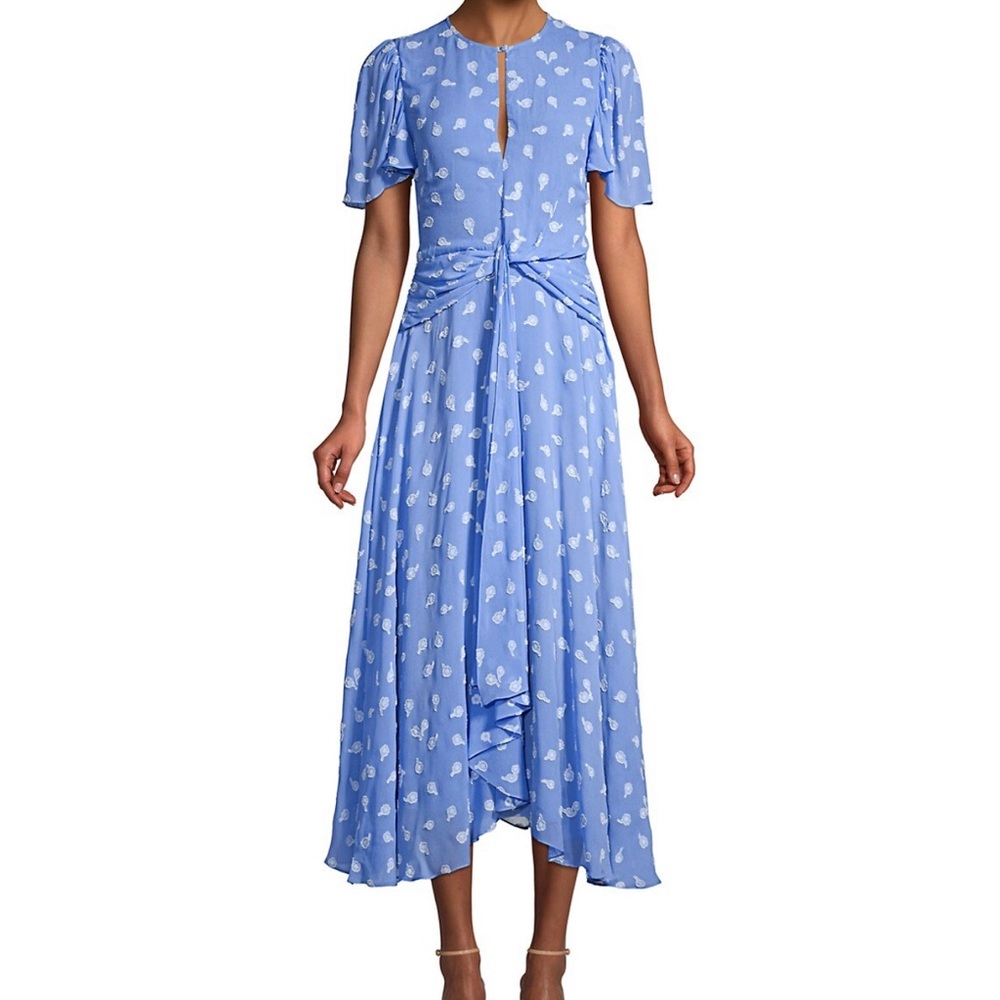 Shoshanna Flutter Sleeve Dress